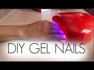 DIY Gel Nails Tutorial at Home ! #nailuv