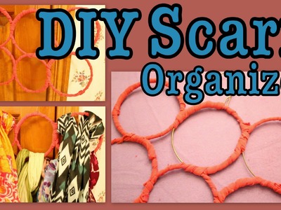 DIY: Hanging Scarf Organizer!