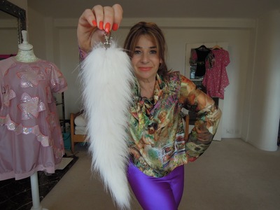 DIY How to sew a foxtail style keyring