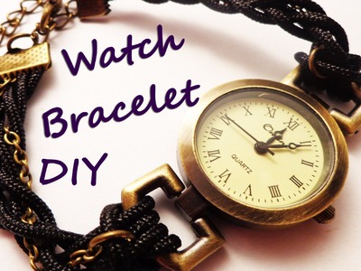 DIY Idea: Vintage style watch bracelet