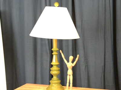 DIY: Transform a thrift store lamp for a POP of color!