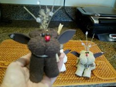 Easy Christmas craft : how to Rudolph