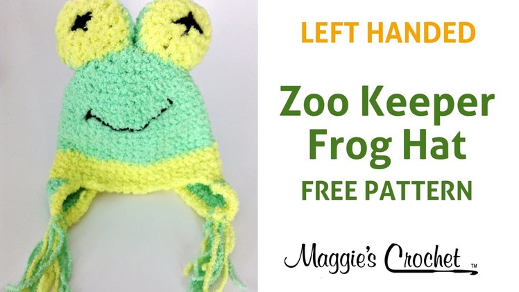 Frog Hat Free Crochet Pattern Left Handed