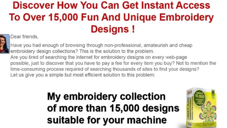 Hand Embroidery Patterns | 15,000 designs