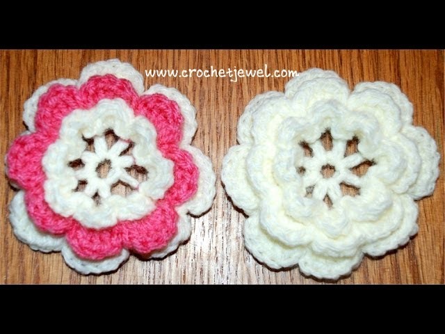 How to Crochet a Flower Part II
