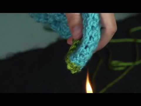 How to Crochet a Hat : Fixing Frayed Crochet Yarn