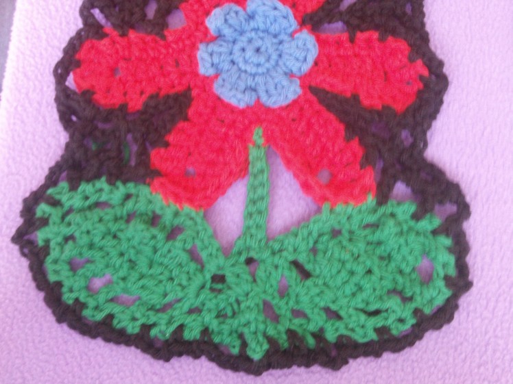 How to Crochet a Leaf and Stem for Free Form Scarf