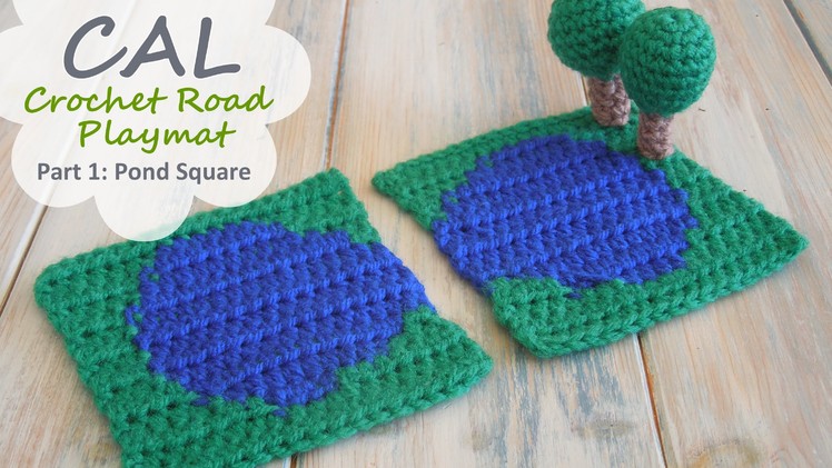 How to Crochet a Pond - CAL Ep2 Part 1 Road Play Mat