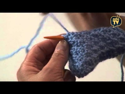 How to Knit Star Stitch- Using Straight Needles