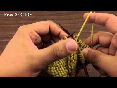 How to Knit the Chunky Cable Stitch (English Style)