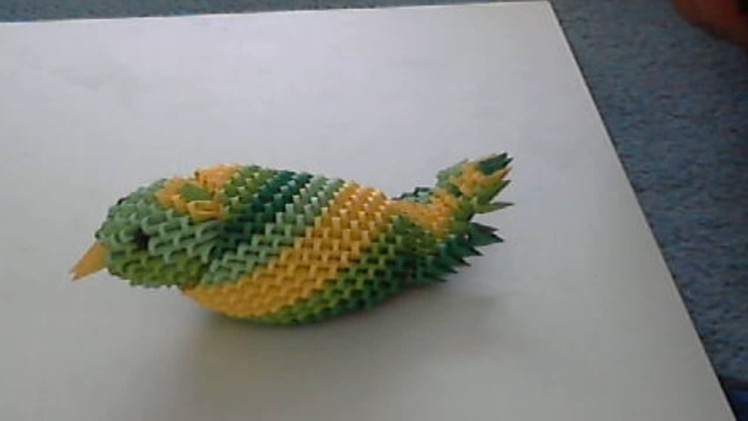 HOW TO MAKE 3D ORIGAMI  BIRD