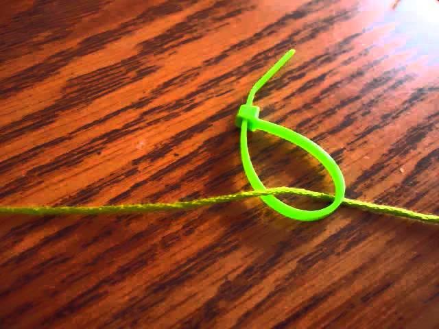 How To Make A Cable Tie Bracelet