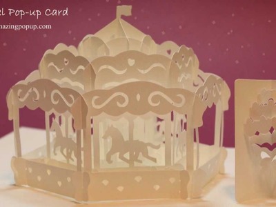 HOW TO MAKE A CAROUSEL POP-UP CARD