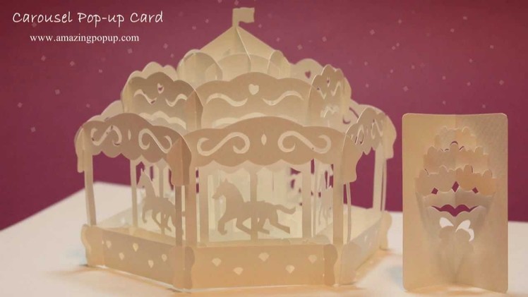 HOW TO MAKE A CAROUSEL POP-UP CARD