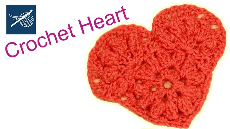 How to make a Crochet Heart - Left Hand Crochet Geek