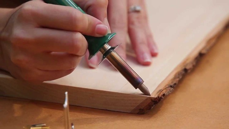How to Make a DIY Wood-Burned Cheese Board - HGTV - Weekday Crafternoon