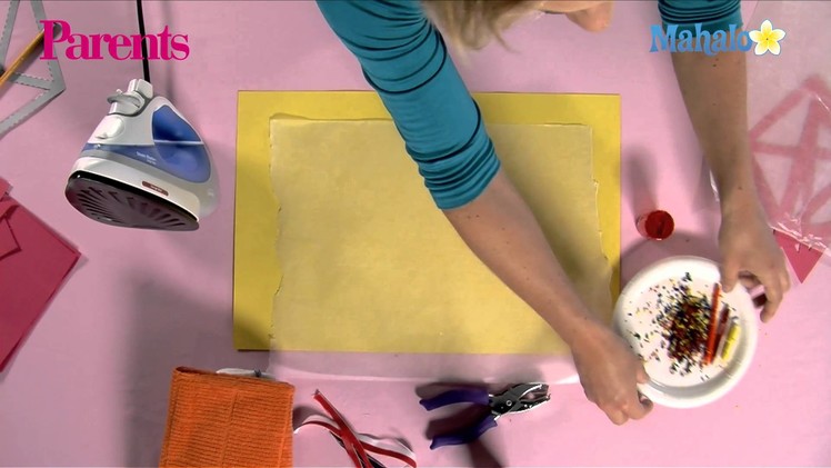How to Make a Wax Crayon Kite
