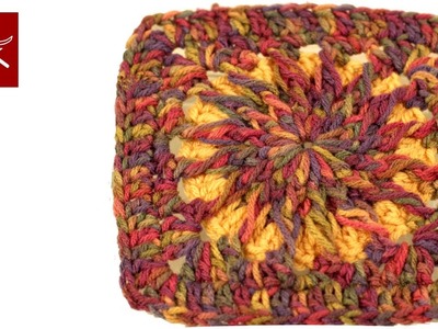 How to make Crochet Granny Circle to Square 3 Crochet Geek