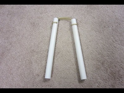 How to make Nunchucks (Nunchaku) - Simple and Easy using PVC - SpecificLove
