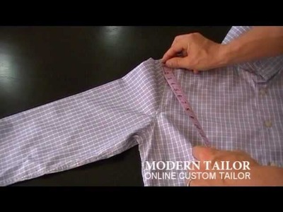 How to Measure a Shirt - Armhole