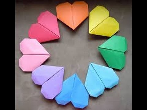 Kako napraviti srce od papira (Heart shaped paper) - Origami