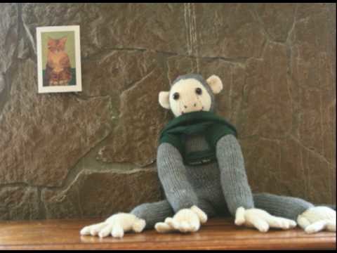 Monkey gets dressed : a cute and funny stop motion animation