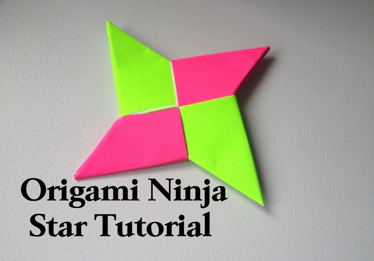 Origami Ninja Star Tutorial (Shuriken) l JasmineStarler