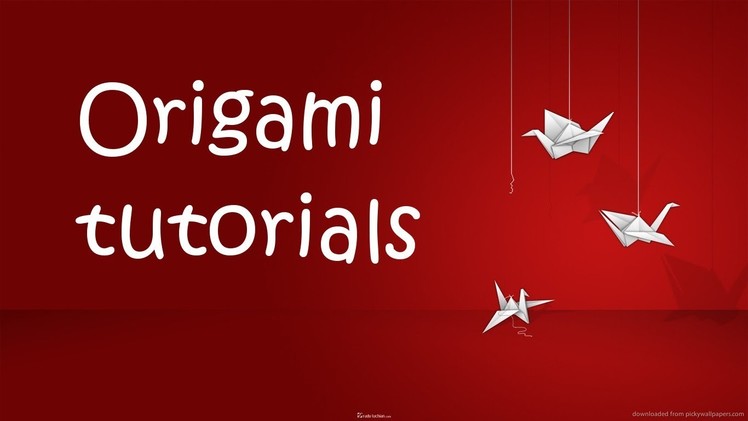 Origami tutorials- Ripping paper in a straight line