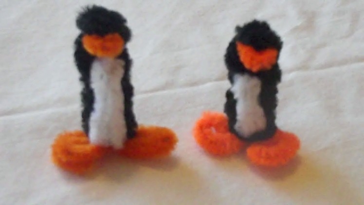 Pipe Cleaner Penguins - Cute craft!