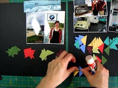 Scrapbooking Process Multiple Photos with Cardstock Only