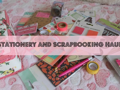 Stationery & Scrapbooking Haul! | Ft. Linky's Dream