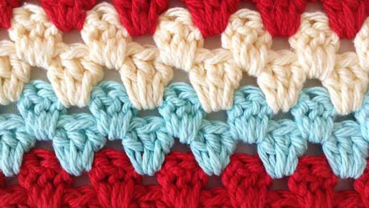 Stitch Repeat Granny Rows Free Crochet Pattern - Right Handed