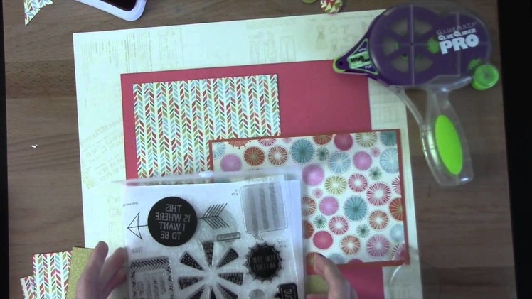 This is What I Want 12x12 Scrapbook Layout Inspiration Tutorial
