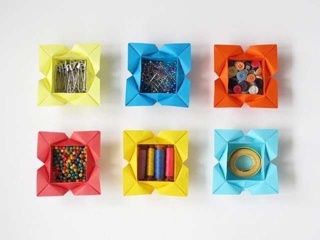 Tutorial for an Origami Heart-Petal Box