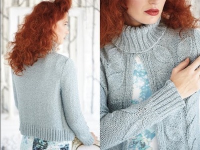 #20 Open Front Pullover, Vogue Knitting Winter 2012.13