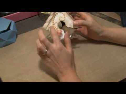 3D Shabby Chic Sizzix Bird House papercraft tutorial