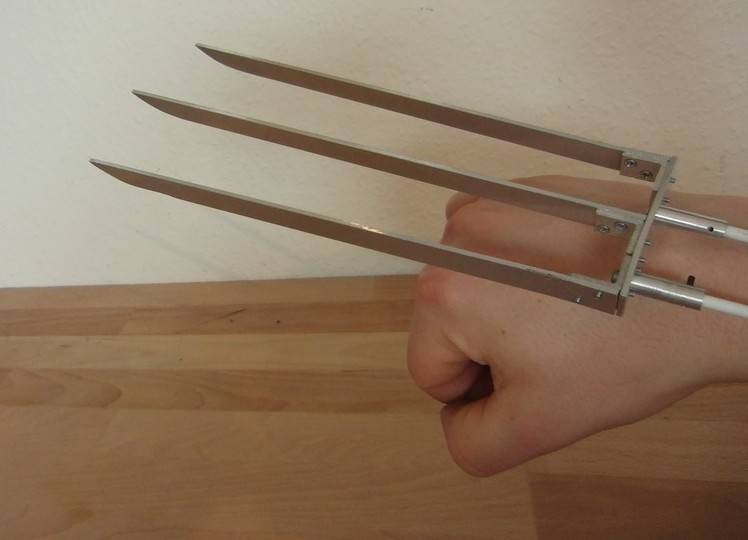 48-hours project: DIY WOLVERINE CLAWS (Electromagnetic)