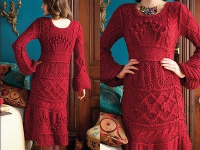 #7 Textured Dress, Vogue Knitting Winter 2012.13