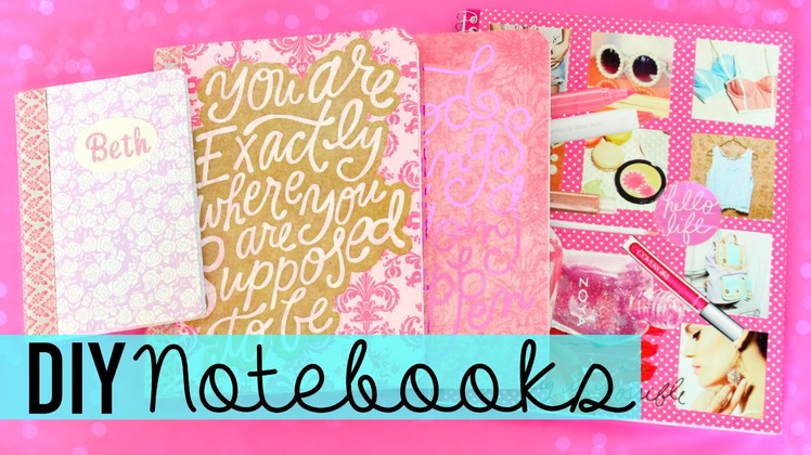 Back To School DIY: Personalize Your Notebooks