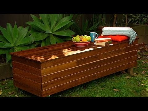 Better Homes and Gardens - DIY: how to make an outdoor bench seat