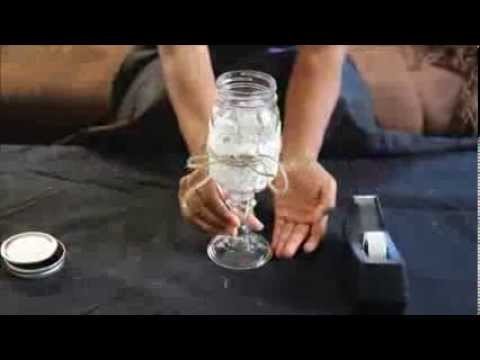 Candlestick Mason Jars- DIY Tutorial