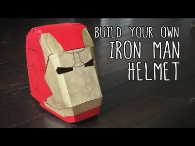 Cardboard Iron Man Helmet [DIY]