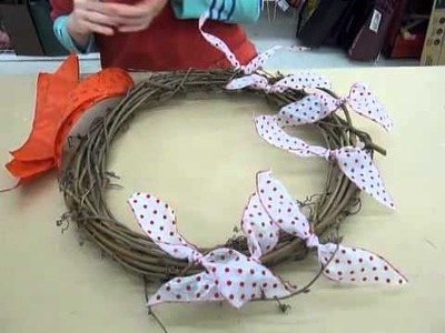Crankin' Out Crafts -ep326 Repurposed Christmas Wreath
