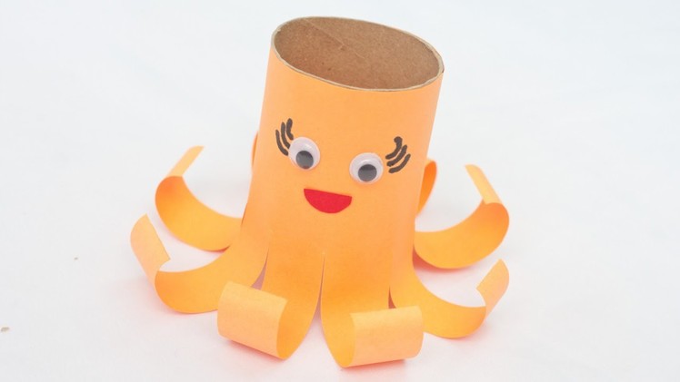 Create a Cute Toilet Paper Roll Octopus - DIY Crafts - Guidecentral