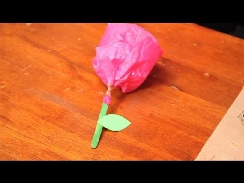 Creative Crafts With Flowers for Kids : Valentine's Day Crafts