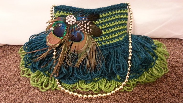 #Crochet Handbag Purse #TUTORIAL #DIY Crochet Bag Pretty Handbag