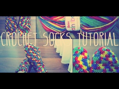 Crochet Socks Tutorial Part 2