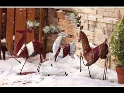 DIY christmas yard decorations