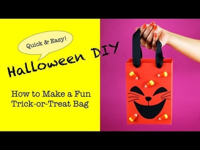 DIY Halloween Trick-Or-Treat Bag