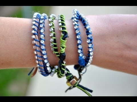 DIY: Leather Wrap Bracelets